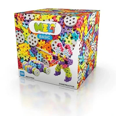 Imagen de MELI Basic Constructor 600pcs Juegos de construcción, Color (Multicolor), 600 Unidades (50045)