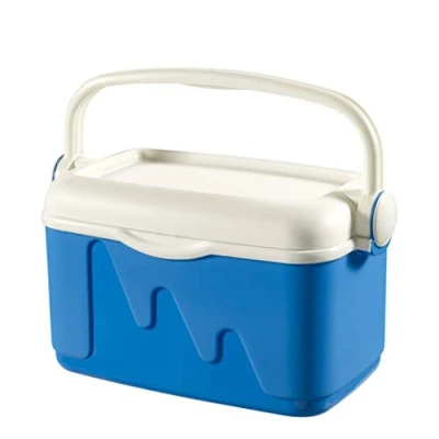 Imagen de Curver Nevera portátil con asa, Ideal para camping, playa, picnic, Capacidad 10 L, Color Azul