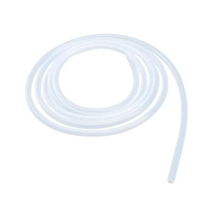Imagen de LAVMHAB manguera de silicona 4 mm ID x 7 OD 3 metros longitud, mangueras calidad alimentaria, flexible transparente para transferencia agua y aire la bomba