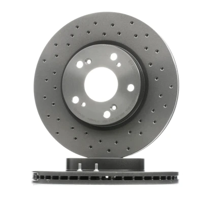 Imagen de BREMBO XTRA LINE 09.A455.1X Disco de freno 282 23 5 perforado/ventil. int. revestido con tornillos HONDA: CIVIC 8 Hatchback, 10, FR V norauto,