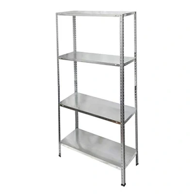 Imagen de ORYX Estanteria Acero Galvanizado con 4 Baldas 150x75x30 cm. ajustables. Peso maximo 120 Kg.
