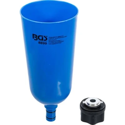 Imagen de BGS 8899 Embudo para aceite con adaptador de bayoneta VAG, Mercedes Benz, BMW, Porsche, Volvo