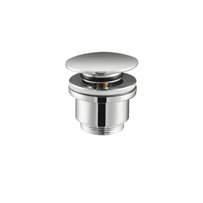Imagen de IMEX Valvula Click Clack Apta para lavabos y bides, Desagüe Lavabo Fácil instalación Tapones de Lavabo, Universal con o sin Rebosadero, Color Cromado VCC001