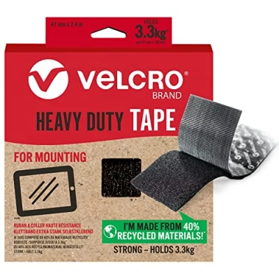 Imagen de VELCRO VEL 30190 WEU, Eco Black, 47mm x 2.4m