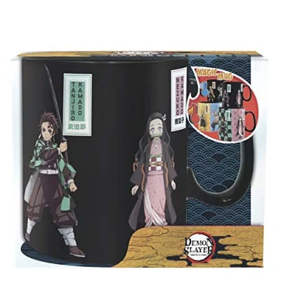 Imagen de ABYSTYLE Demon SLAYER Taza termo reactiva 460 ml