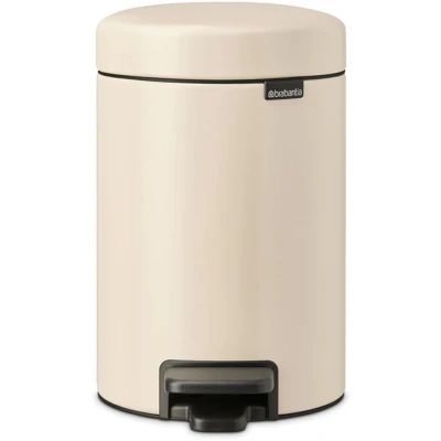 Imagen de Brabantia Cubo de basura con pedal para el baño, 3L, color acero mate