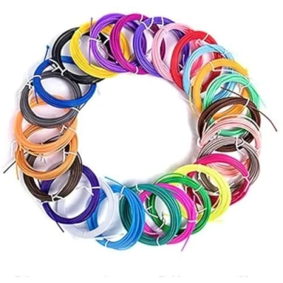 Imagen de filamento de 3D Pluma PLA 10 colores 1,75 mm 5 metros (16.4ft) cada color Apto para Mayoría Plumas e Impresoras Materiales Impresión la
