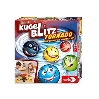 Imagen de Noris Animales Ball Blitz Tornado niños a Partir de 5 años Juego reacción Lleno acción para Toda la Familia 2 4 Jugadores, Color Negro, pequeño (606064680)