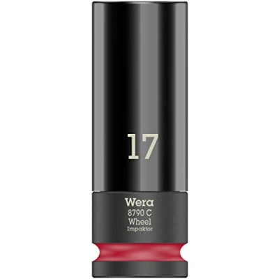 Imagen de WERA 05004590001 8790 C Wheel Impaktor 17,0 Llave de vaso larga con arrastre 1/2&quot;