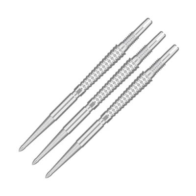 Imagen de Target Darts Swiss Point Storm Puntas de Dardos, LNC (Pack 3 Puntas) 26MM Plata Intercambiables para Storm, Accesorios Profesionales Dardos