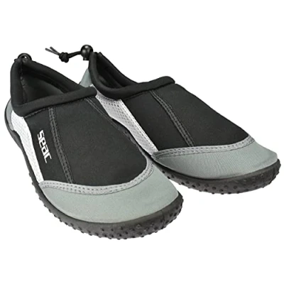 Imagen de SEAC Reef, Zapatillas Antideslizantes para Adultos y niños, Secado rápido, Zapatos el mar, la Playa Piscina, 29 EU, Gris