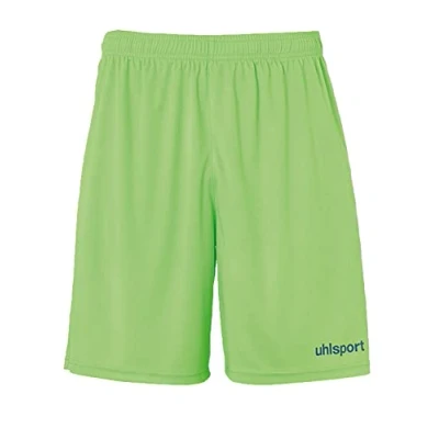 Imagen de Uhlsport Center Basic Shorts Without Slip De Juego, Hombre, Verde Flash/petróleo, M