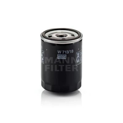 Imagen de MANN FILTER W 713/18 Filtro de aceite M 18 X 1.5 enroscable OPEL: Astra F Berlina, Kadett E Vectra A CHEVROLET: Blazer S10 II