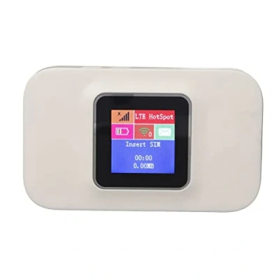 Imagen de Enrutador WiFi Móvil 4G, Portátil para Viajes con Función de Cifrado WiFi, Compatible Tarjetas SIM Europeas, Admite 10 Conexiones Dispositivos