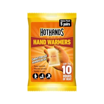 Imagen de HOTHANDS Unisex&#039;s 372 3970 Calentadores de manos, transparente, 5 pares, transparente