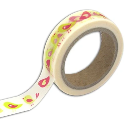 Imagen de DRAEGER PARIS 1886 Toga MT133 PIOU Masking Tape Washi 1,5 x 1000 0,1 cm, Multicolor