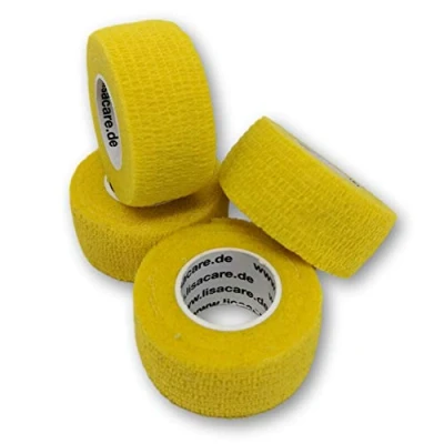 Imagen de Lisa cuidado dedo suciedad grasa y repele la Elástico resistente al agua yeso selección de colores 4 rollos, 2,5 cm x 4,5 m