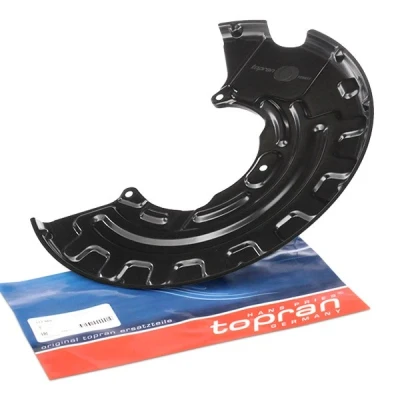 Imagen de TOPRAN 117 965 Chapa Protectora de Disco Freno Eje delantero, izquierda VOLKSWAGEN: GOLF 5, 6, Scirocco III, SEAT: Leon II Hatchback