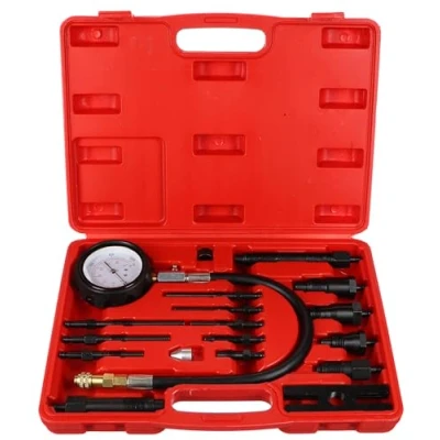 Imagen de SIXTOL Engine Tester 19 Comprobador de compresión para motores diesel, 70 bar, manómetro presión