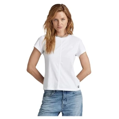 Imagen de G Star Front SEAM R T Camiseta básica, Mujer, Talla: XXS, White