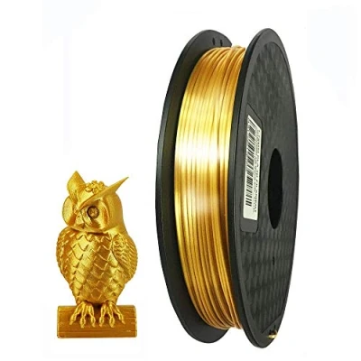 Imagen de 3d Printer pla Filamento de 1,75 mm color Dorado 0,5 kg Seda Sensación material