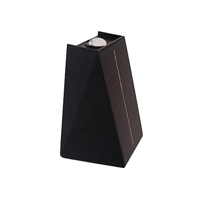 Imagen de wonderlamp Aplique LED Solar con sensor crepuscular Taner, Negro, Luz cálida 4000K, IP54