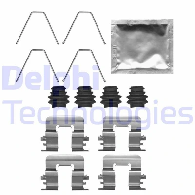Imagen de DELPHI LX0726 Kit de accesorios, pastillas frenos KIA: Optima / K5 Sportswagon, Berlina, OPEL: Adam