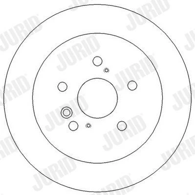 Imagen de JURID 562276JC Disco de freno 291 12 5 114,3 macizo revestido sin tornillos TOYOTA: Avensis Verso, Previa / Estima II, I Berlina