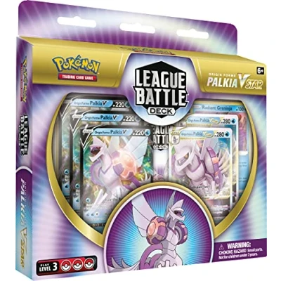 Imagen de Pokémon TCG: Origin Forme Palkia VSTAR League Battle Deck (mazo de 60 Cartas Listo para Jugar, 3 V Aluminio y 2 Aluminio)