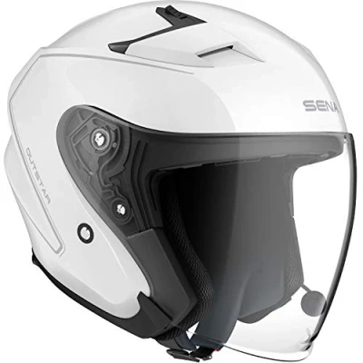 Imagen de Sena Outstar Open Face Smart Helmet (Blanco, M)