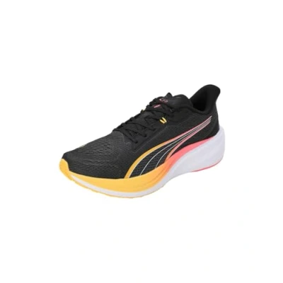 Imagen de PUMA Darter Pro, Road Running Shoe Unisex Adulto, Black Sun Stream, 48.5 EU