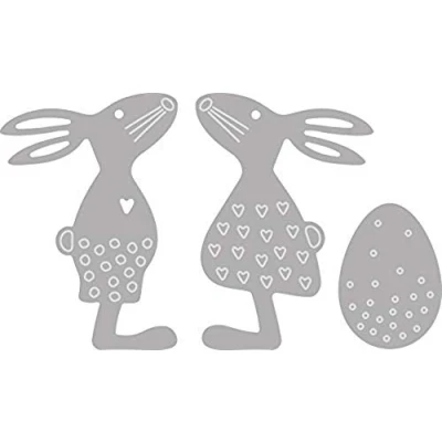 Imagen de Rayher 50149000 Plantillas para troquelado (2,5 4,5 x 2,8 3,1 cm), diseño de Pascua