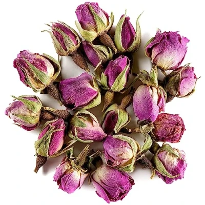 Imagen de Rosa Damasco Yemas Té Orgánico Dulce Y Suave De Castilla Gallica Rosal ​ Francia Provins 350g