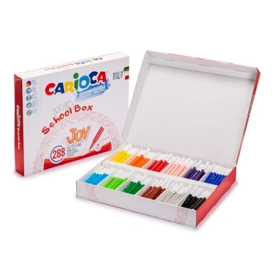 Imagen de Carioca Rotuladores Punta Maxi Jumbo School Box 144 Uds, 42826/B