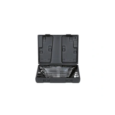 Imagen de KS TOOLS 503.4266 Juego de llaves poligonales y boca trinquete 72 8, 19 Acero cromo vanadio con adaptador