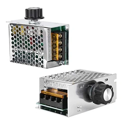 Imagen de Mavis Laven Motor Speed Controller, 4000W Regulador de Voltaje CA 10 220V Dimmer Electric Controller