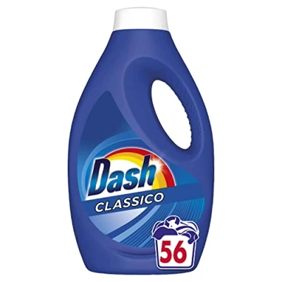 Imagen de Dash Detergente para lavadora líquido, 56 lavados, clásico, impedable contra las manchas a cualquier lavado