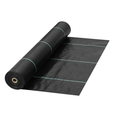 Imagen de VEVOR Tejido Acolchado 0,9 x 91,4 m Paño de Control Malezas Geotextil Lona para Jardín PP Densidad Alta Permeabilidad Base Textil 5,8 oz Cobertura Suelo Jardinería Agricultura, Negro