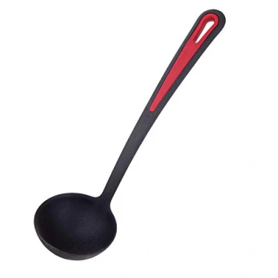 Imagen de Westmark Cucharón de Sopa, Resistente al calor hasta 270 C, PPA, longitud: 31,5 cm, Gallant Plus, Negro/rojo, 29562275