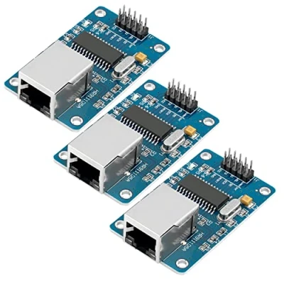Imagen de AZDelivery 3 x ENC28J60 Ethernet Shield LAN Network Module Compatible con Arduino E Book Incluido!
