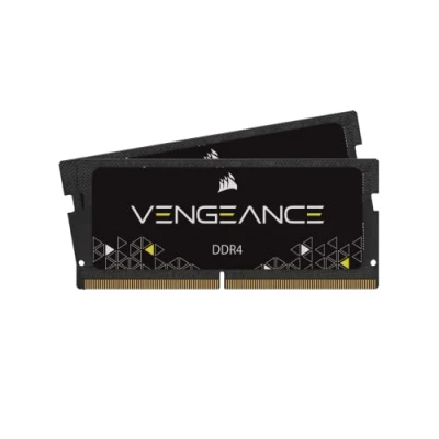 Imagen de Corsair Vengeance SODIMM 8GB (2x4GB) DDR4 2666MHz CL18 Memoria para Portátiles/Notebooks (Soporte Procesadores Intel Core™ i5 e i7 de 6ª Generación) Negro