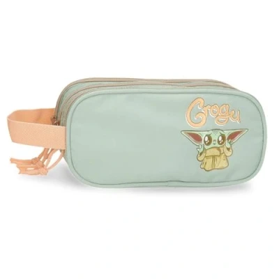 Imagen de Disney Joumma Star Wars Grogu Estuche Triple Verde 22x10x9 cms Poliéster