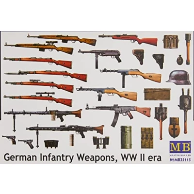 Imagen de Masterbox 1: 35 Escala Armas de infantería alemán WW II Época Figura