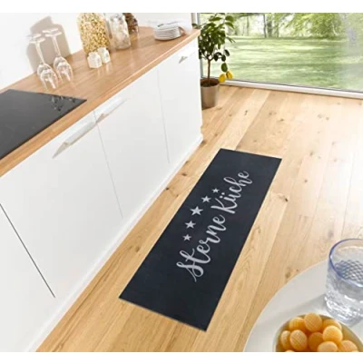 Imagen de Hanse Home Cook &amp; Clean Alfombra de Cocina con diseño Estrella, Antideslizante, fácil Limpiar, para Cocina, Pasillo, Entrada, Comedor, 50 x 150 cm