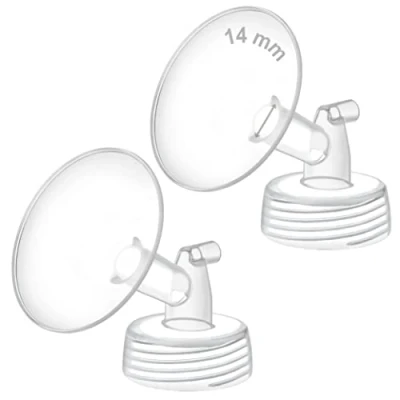 Imagen de Maymom Pieza de bomba cuello 14 mm ancho para bombas Spectra S1/S2; incluye brida boca ancha; no original; reemplaza Shield