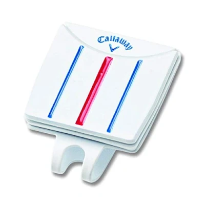 Imagen de Callaway Golf Pinza/Marcador Unisex para Sombrero de 2021 Hat, Blanco, Azul y Rojo, Talla única