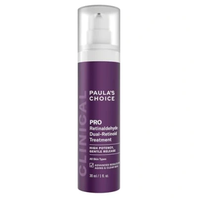 Imagen de Paula&#039;s Choice CLINICAL Pro Retinal Dual Treatment Sérum Facial Antienvejecimiento Reduce Manchas &amp; Mejora la Textura con Adapinoid Todos Tipos de Pieles 30 ml