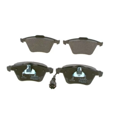 Imagen de BOSCH 0 986 494 103 Juego de pastillas freno Low Metallic con sensor desgaste incorporado Chapa antichirridos, clip émbolo