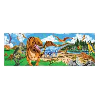Imagen de Melissa &amp; Doug 10442 Dinosaurios Superficie fácil de Limpiar, promueve la coordinación Ojo Mano, 48 Piezas, 1,22 Metros Largo, Multicolor, 1 EA (10442)