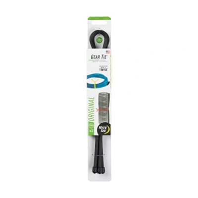 Imagen de NITEIZE GT24 2PK 01 GEARTIE 18&quot; Brida Reutilizable 60,96CM PACK2 Negro, Estandar